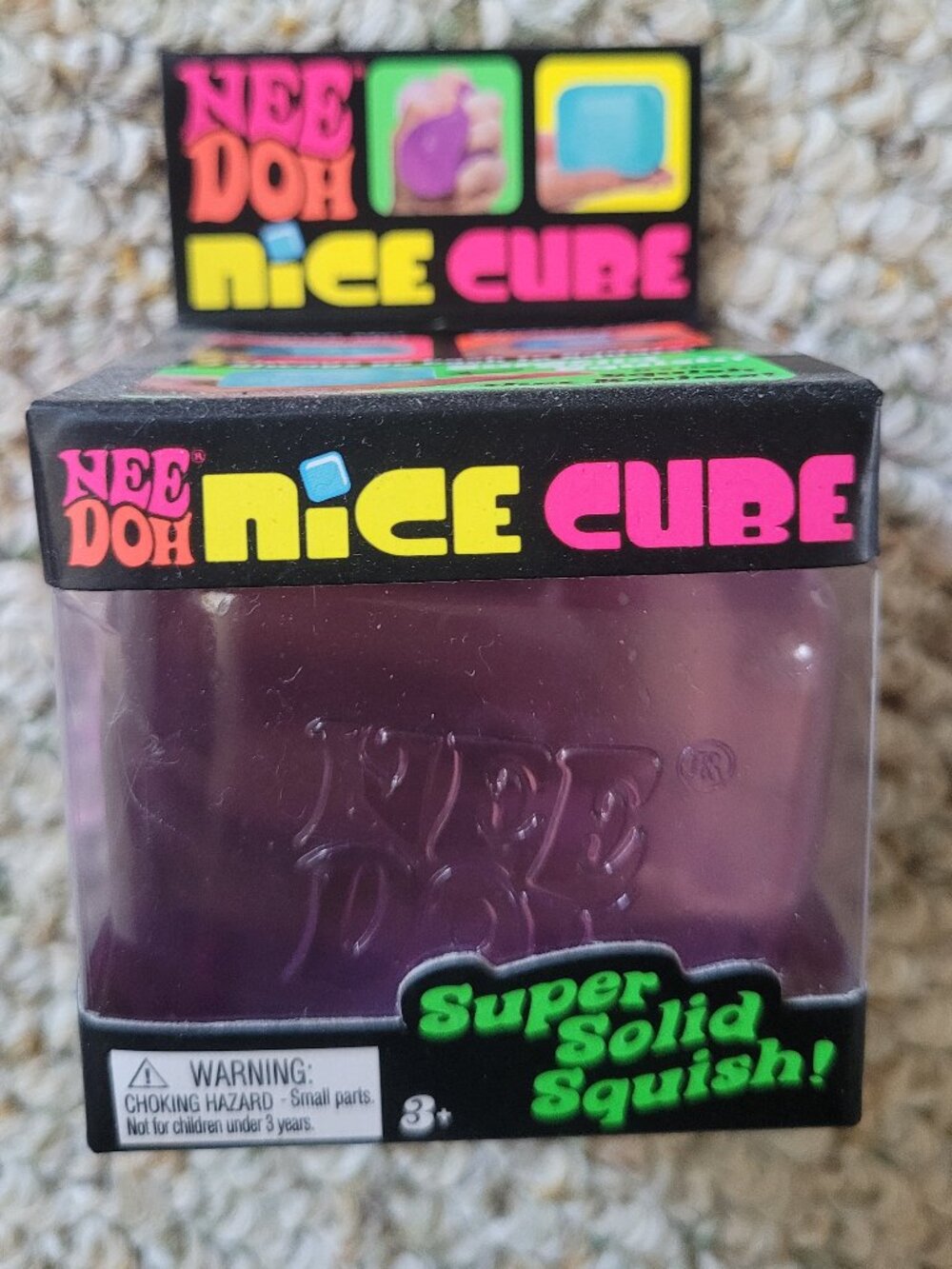 NeeDoh Nice Cube in purple NEW